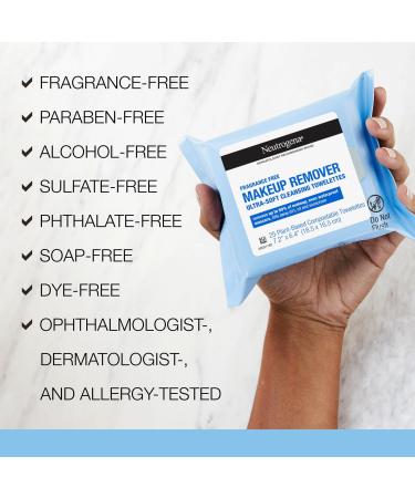 Discover Neutrogena Makeup Remover Cleansing Towelettes Fragrance Free 25 ct - Elevate Your Style Instantly! - Buy Online on GoSupps.com