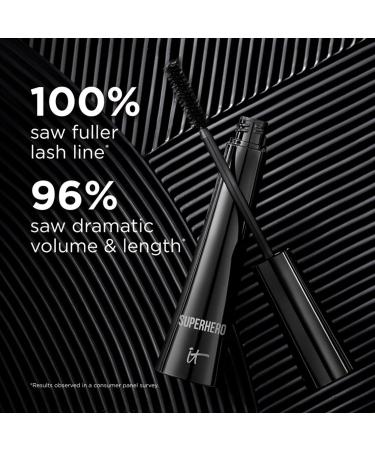 IT Cosmetics Superhero Elastic Stretch Volumizing & Lengthening Mascara Super Black - Transform Your Style with the Best Innovation Today! - Buy Online on GoSupps.com