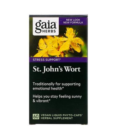 Gaia Herbs St. John's Wort 60 Vegan Liquid Phyto-Caps