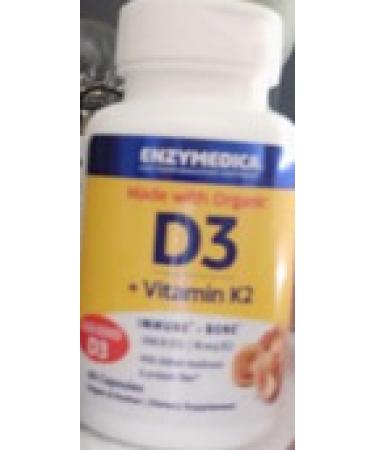  Vegan Vitamin D3 + K2 60 Capsules