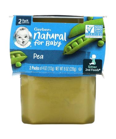 Gerber Pea 2 Pack 4 oz (113 g) Each