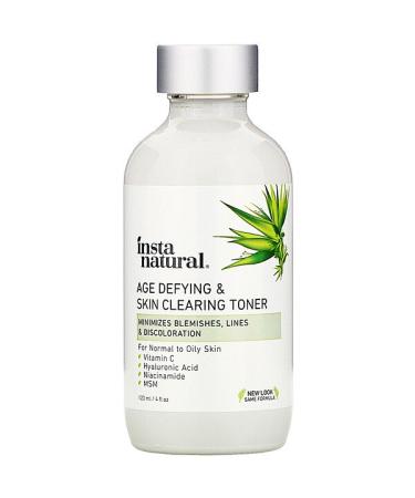InstaNatural Age-Defying & Skin Clearing Toner 4 fl oz (120 ml)