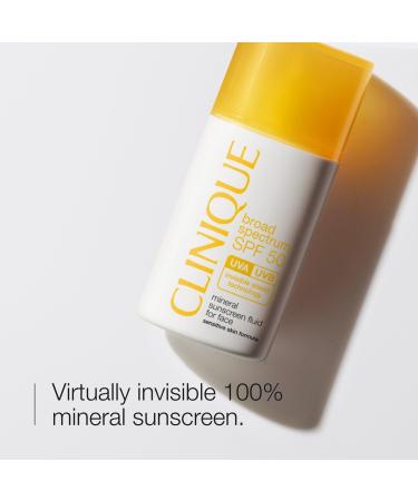 Clinique Broad Spectrum SPF 50 Mineral Sunscreen Fluid For Face 1.0 oz - Transform Your Style with the Best Innovation Today! - Buy Online on GoSupps.com