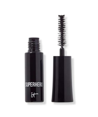 IT Cosmetics Travel Size Superhero Elastic Stretch Volumizing & Lengthening Mascara Super Black