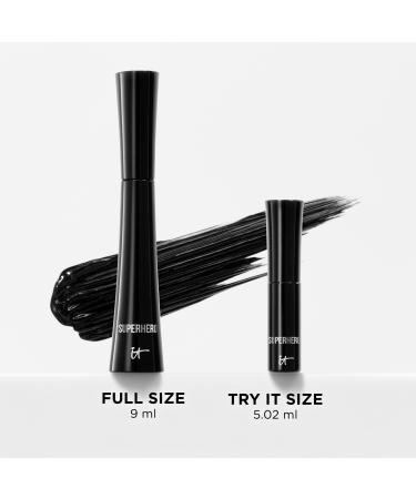 Discover IT Cosmetics Travel Size Superhero Elastic Stretch Volumizing & Lengthening Mascara Super Black - Elevate Your Style Instantly! - Buy Online on GoSupps.com