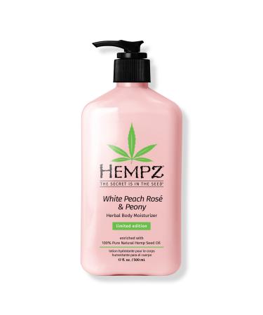 Hempz White Peach Rosé & Peony Herbal Body Moisturizer 17.0 oz