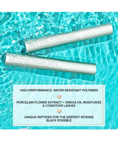 Too Faced Travel Size Better Than Sex Volumizing & Lengthening Waterproof Mascara Black - Discover Premium Quality Shop now! - Buy Online on GoSupps.com