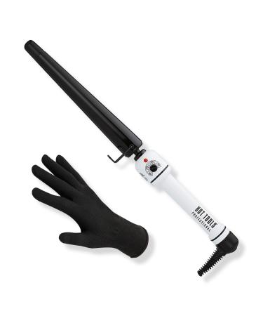 Hot Tools Professional Nano Ceramic 1-1/4" Flipperless Tapered Curling Wand 1.25 in
