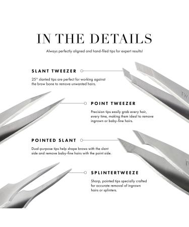 Discover Tweezerman Ingrown Hair/Splintertweeze Stainless Steel Tweezer - Elevate Your Style Instantly! - Buy Online on GoSupps.com