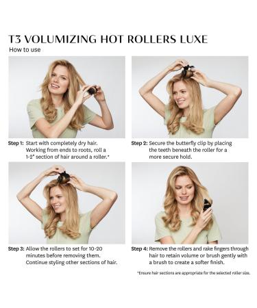 Discover T3 Volumizing Hot Rollers Luxe Set with Dual Temperature Control - Elevate Your Style Instantly! - Buy Online on GoSupps.com