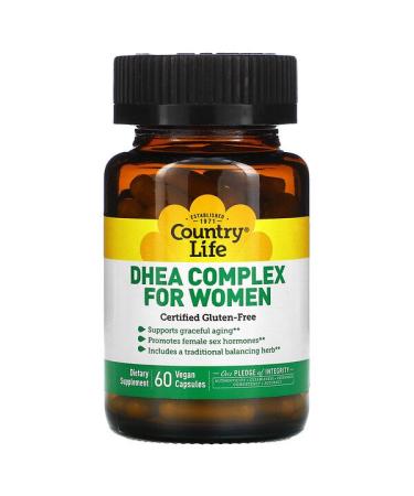 Country Life DHEA Complex for Women 60 Vegan Capsules