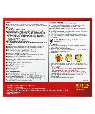 ThermaCare Advanced Muscle Pain Therapy - 3 Heatwraps for Targeted Relief - Buy Online on GoSupps.com
