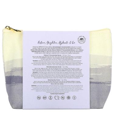 Derma E Refine Brighten Hydrate & Go Kit â€“ 4-Piece Skincare Set for Radiant Skin - Buy Online on GoSupps.com