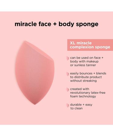 Real Techniques Miracle Face + Body Makeup Blending Sponge 1 ct - Transform Your Style with the Best Innovation Today! - Buy Online on GoSupps.com