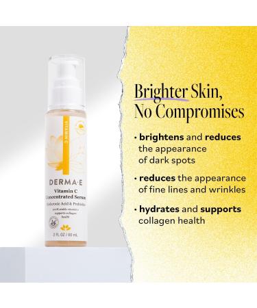 DERMA E Vitamin C Concentrated Antioxidant Serum 2.0 oz - Transform Your Style with the Best Innovation Today! - Buy Online on GoSupps.com