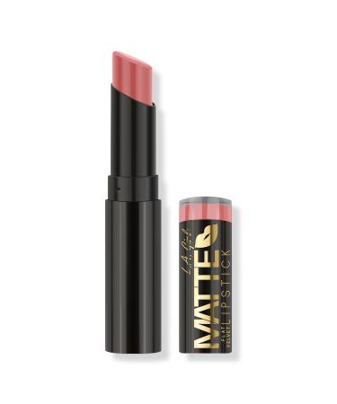 L.A. Girl Matte Flat Velvet Lipstick Hush 0.1 oz