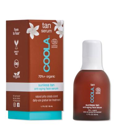 COOLA Organic Sunless Tan Anti-Aging Face Serum 1.7 oz