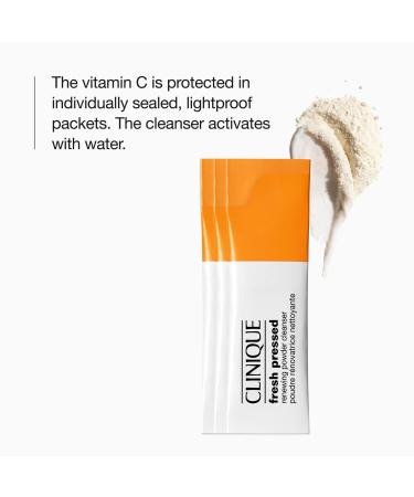 Clinique Fresh Pressed Renewing Powder Cleanser with Pure Vitamin C 0.49 oz - Transform Your Style with the Best Innovation Today! - Buy Online on GoSupps.com