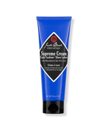 Jack Black Supreme Cream Triple Cushion Shave Lather 6.0 oz