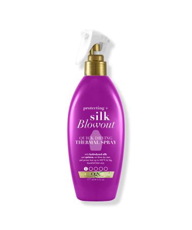 OGX Protecting + Silky Blowout Quick Drying Thermal Spray 6 oz