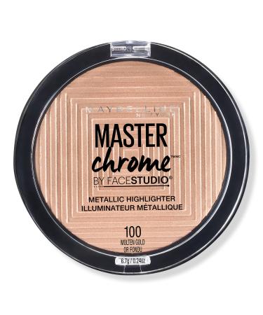 Maybelline FaceStudio Master Chrome Metallic Highlighter Molten Gold