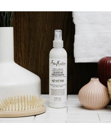 SheaMoisture 100% Virgin Coconut Oil Daily Hydration Leave-In Treatment 8.0 oz - Transform Your Style with the Best Innovation Today! - Buy Online on GoSupps.com