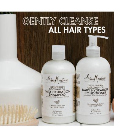 SheaMoisture 100% Virgin Coconut Oil Daily Hydration Shampoo 13.0 oz - Transform Your Style with the Best Innovation Today! - Buy Online on GoSupps.com