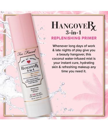 Discover Too Faced Hangover 3-In-1 Replenishing Primer & Setting Spray 4.0 oz - Elevate Your Style Instantly! - Buy Online on GoSupps.com