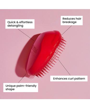 Tangle Teezer The Original Detangling Hairbrush - Thick to Wavy Hair Salsa Red - Transform Your Style with the Best Innovation Today! - Buy Online on GoSupps.com