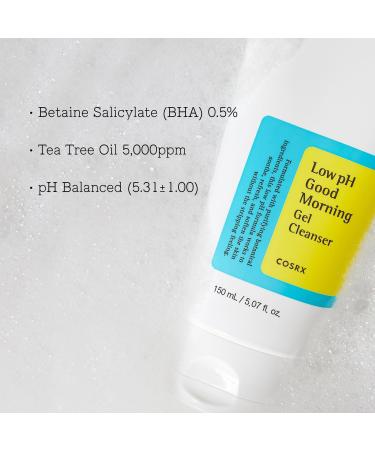 Discover COSRX Low pH Good Morning Gel Cleanser 5.07 oz - Elevate Your Style Instantly! - Buy Online on GoSupps.com