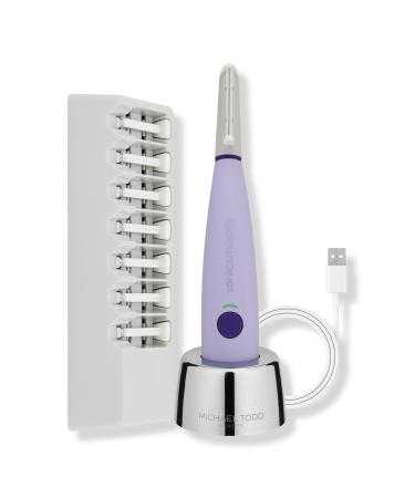 Michael Todd Beauty Sonicsmooth Sonic Dermaplaning Exfoliation & Peach Fuzz Removal System Lavender
