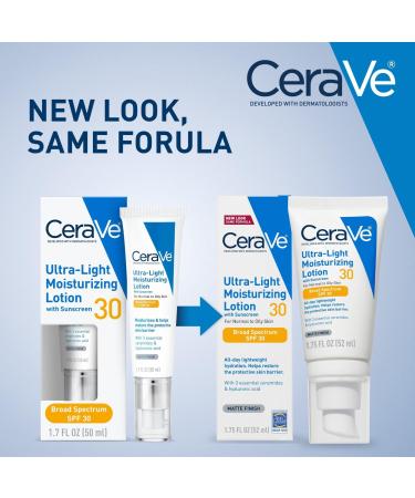Discover CeraVe Ultra-Light Moisturizing Lotion with SPF 30 for Balanced to Oily Skin 1.7 oz - Elevate Your Style Instantly! - Buy Online on GoSupps.com