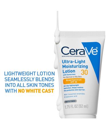 Discover CeraVe Ultra-Light Moisturizing Lotion with SPF 30 for Balanced to Oily Skin 1.7 oz - Elevate Your Style Instantly! - Buy Online on GoSupps.com