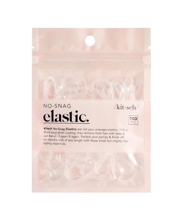 Discover Kitsch Clear No-Snag Elastics 100 ct - Elevate Your Style Instantly! - Buy Online on GoSupps.com