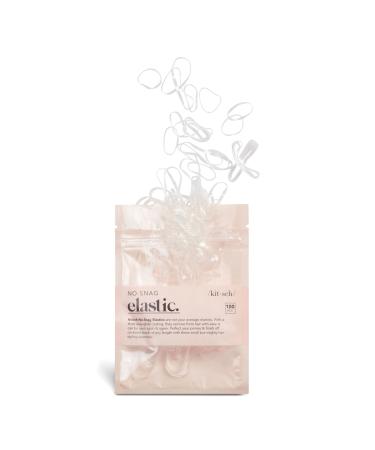 Discover Kitsch Clear No-Snag Elastics 100 ct - Elevate Your Style Instantly! - Buy Online on GoSupps.com