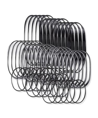 Kitsch Black No-Snag Elastics 100 ct