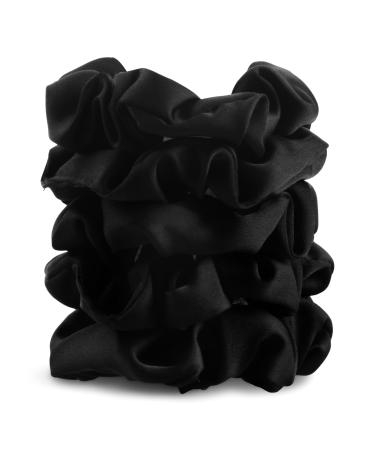 Kitsch Black Satin Sleep Hair Scrunchies 5 ct - Discover Premium Quality Shop now! - Buy Online on GoSupps.com
