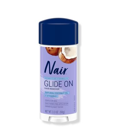 Nair Glides Away Sensitive Formula Hair Remover with Coconut Oil