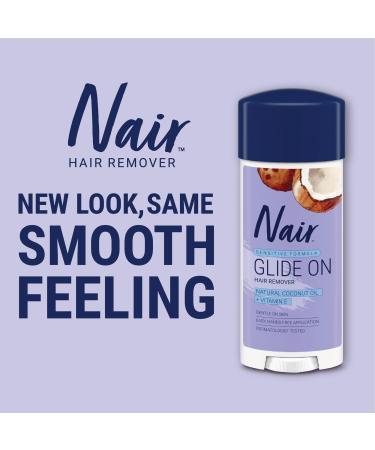 Discover Nair Glides Away Sensitive Formula Hair Remover with Coconut Oil - Elevate Your Style Instantly! - Buy Online on GoSupps.com