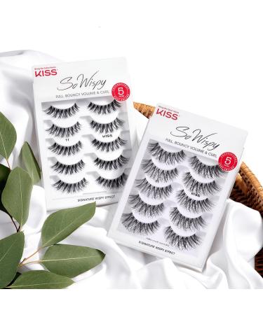 Kiss So Wispy 5 pair lashes #11, multipack - Transform Your Style with the Best Innovation Today! - Buy Online on GoSupps.com