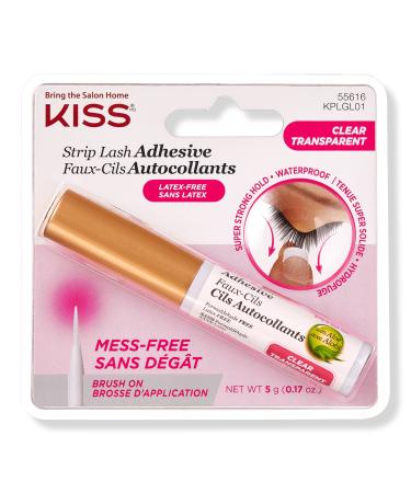 Kiss Strip Lash Brush On Adhesive Clear
