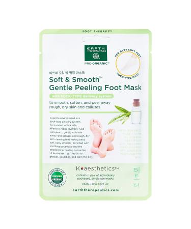 Discover Earth Therapeutics Soft & Smooth Gentle Peeling Foot Mask 2 ct - Elevate Your Style Instantly! - Buy Online on GoSupps.com