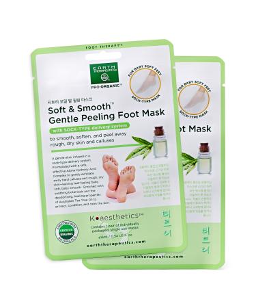 Discover Earth Therapeutics Soft & Smooth Gentle Peeling Foot Mask 2 ct - Elevate Your Style Instantly! - Buy Online on GoSupps.com