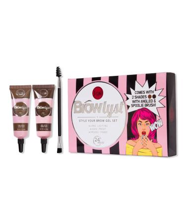 J.Cat Beauty Browlyst Brow Gel Set Brown 0.52 oz