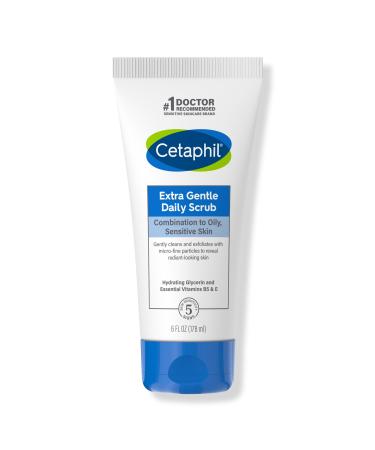 Cetaphil Extra Gentle Daily Scrub Exfoliating Face Wash 6.0 oz