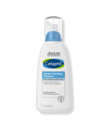 Cetaphil Gentle Foaming Cleanser Face Wash for Sensitive Skin 8.0 oz