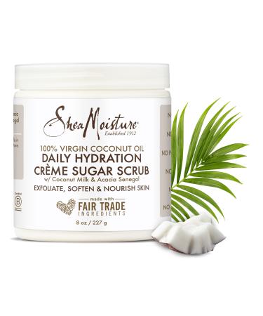 Discover SheaMoisture Daily Hydration 100% Virgin Coconut Oil CrÃ¨me Sugar Scrub 8.0 oz - Elevate Your Style Instantly! - Buy Online on GoSupps.com