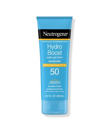 Neutrogena Hydro Boost Water Gel Lotion Sunscreen SPF 50 3.0 oz