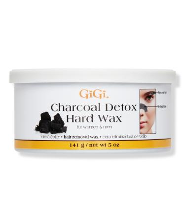 Gigi Charcoal Detox Hard Wax, Non-Strip Formula 5.0 oz