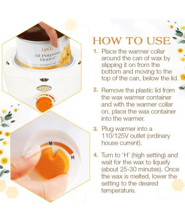 Discover Gigi Mini Honee Warmer for Eyebrow and Facial Waxing - Elevate Your Style Instantly! - Buy Online on GoSupps.com